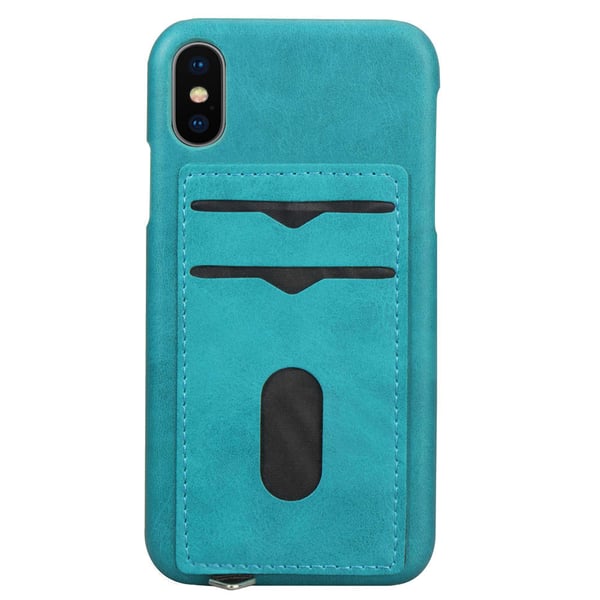 Elegant Skal med Kortfack (LEMAN) - iPhone X/XS