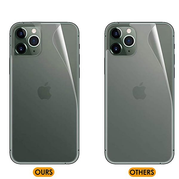 iPhone 11 Pro 3-PACK Skärmskydd Fram- & Baksida 9H Nano-Soft