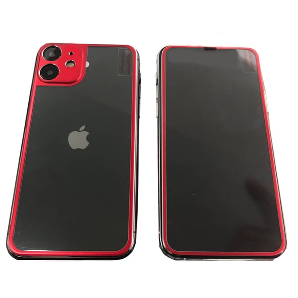 Fram- & Baksida Skärmskydd Aluminium 9H HD-Clear iPhone 11