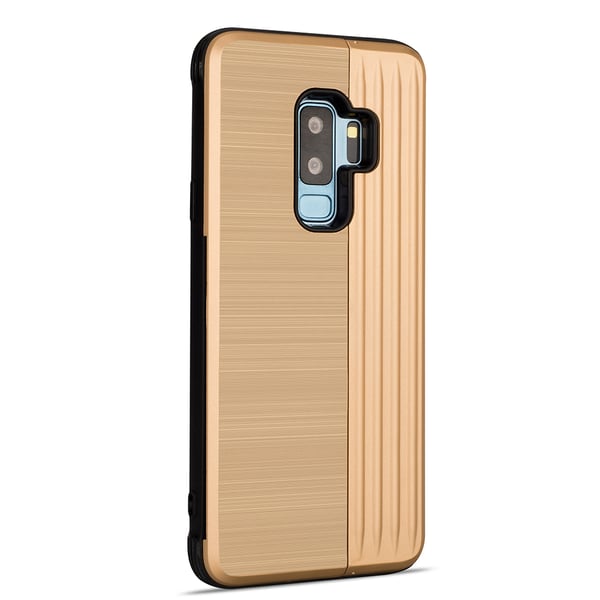 Klassiskt Skal med korthållare från LEMAN - Samsung Galaxy S9+