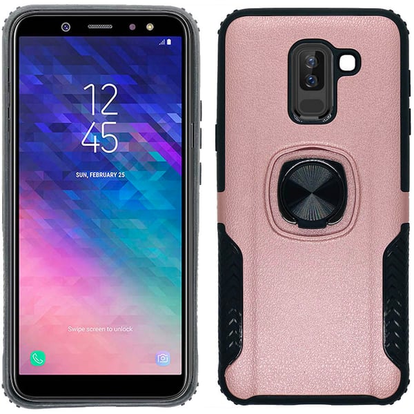 Elegant Skal med Ringhållare - Samsung A6 Plus (2018)