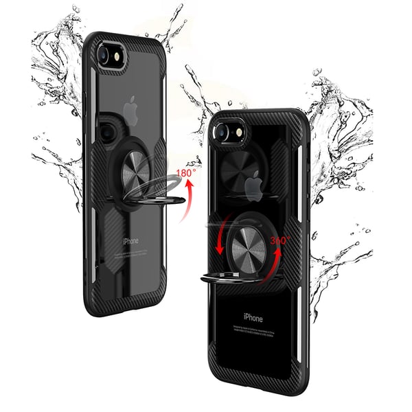 Effektfullt Stötdämpande Skal med Ringhållare - iPhone 6/6S