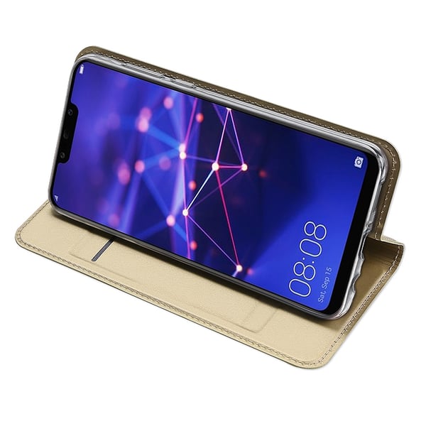 DUX DUCIS Stilrent Fodral med Kortfack - Huawei Mate 20 Lite