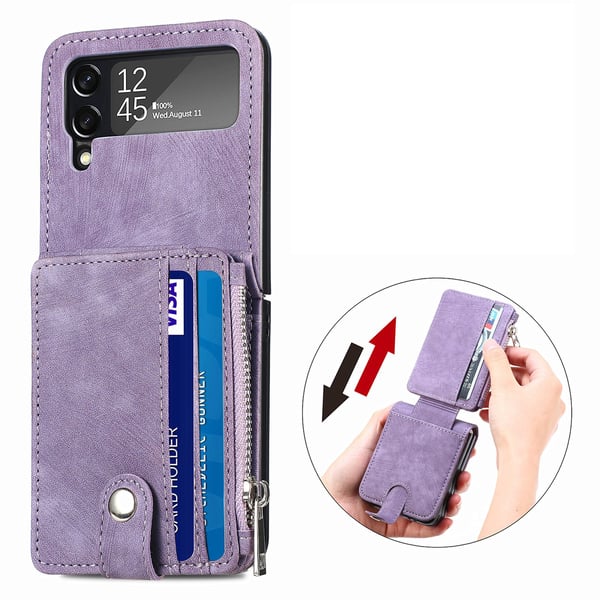 Samsung Galaxy Z Flip 3 - Praktiskt Skal med Plånbok