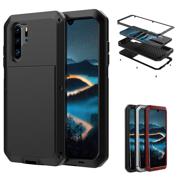 Huawei P30 Pro - Skyddande HEAVY DUTY Aluminium Skal