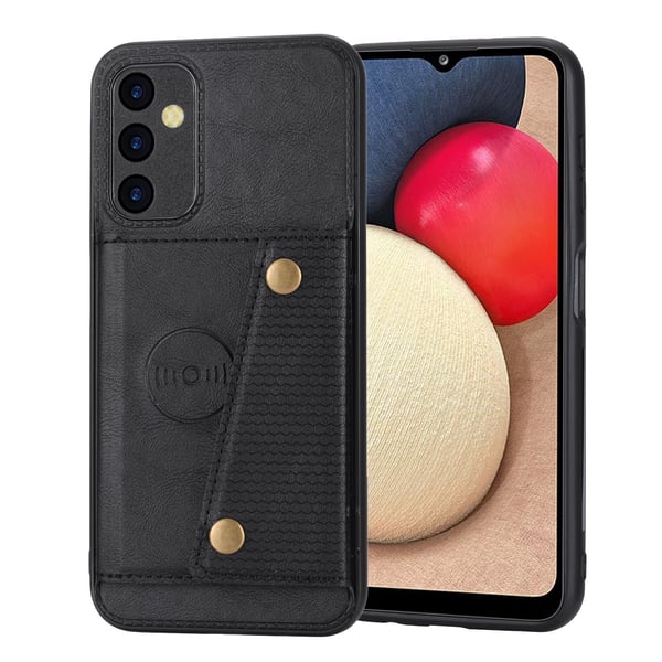 Samsung Galaxy A14 5G Magnetisk Plånboksfodral i Retro Stil med 4-kortfack