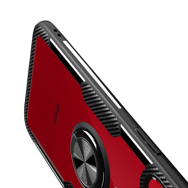 iPhone XR - Genomtänkt Skal med Ringhållare