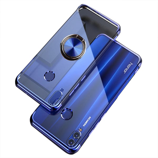 Exklusivt Silikonskal med Ringhållare - Huawei P Smart 2019