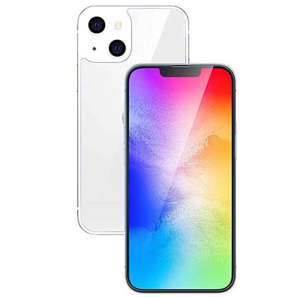 2-PACK iPhone 13 Mini Skärmskydd Baksida 0,3mm
