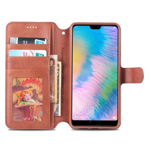 Stilsäkert Skyddande Plånboksfodral - Huawei P20 Pro