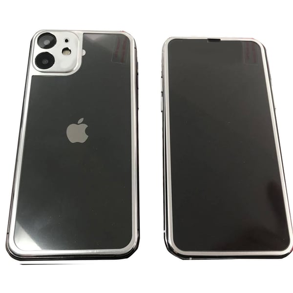 Aluminium Fram- & Baksida Skärmskydd 9H HD-Clear iPhone 11