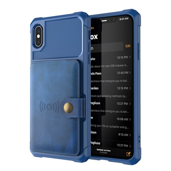 iPhone XS Max - Skyddande Skal med Kortfack
