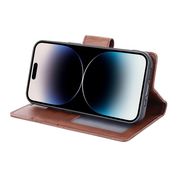 iPhone 16 Pro - Elegant 2-i-1 Plånboksfodral som Ger Allt i Ett