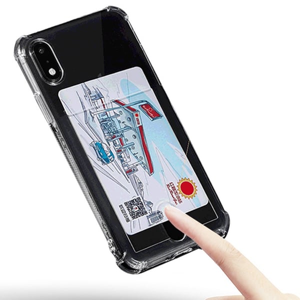 iPhone XR - Stötdämpande Floveme Skal med Korthållare