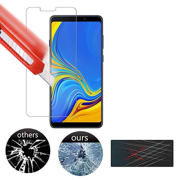 3-PACK Samsung Galaxy A9 (2018) Standard Skärmskydd HD 0,3mm