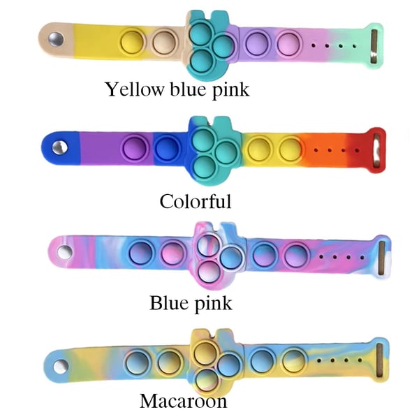 Stressavlastande Fidget Armband Simple Dimple Pop-It