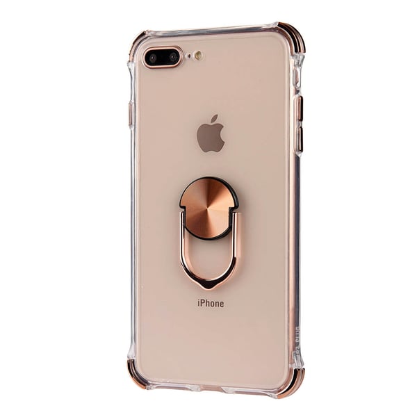 iPhone 8 Plus - Praktiskt Skyddande Skal med Ringhållare