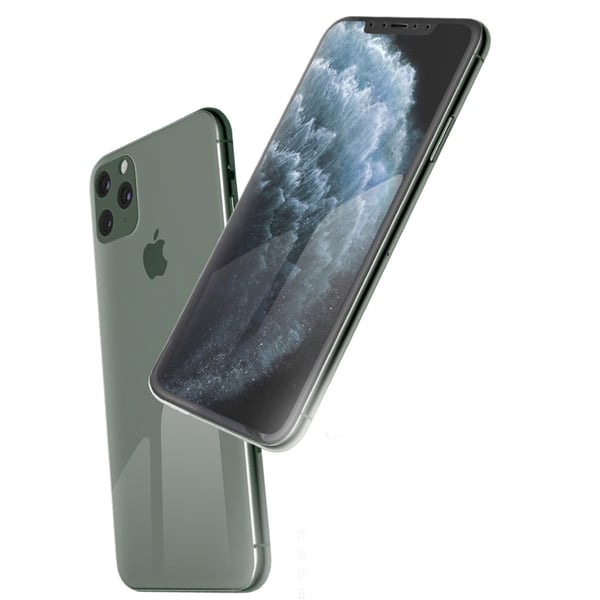 iPhone 11 Pro 3-PACK Skärmskydd Fram- & Baksida 9H Nano-Soft