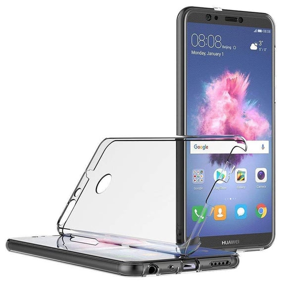 Huawei P Smart 2018 - Skyddande Dubbelsidigt Silikonskal (NORTH)