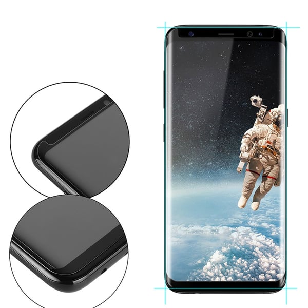 3-PACK Skärmskydd CASE-Friendly HD 0,3mm Samsung Galaxy S8+