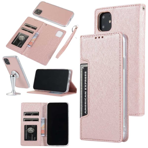 iPhone 11 - Stilsäkert Skyddande Plånboksfodral
