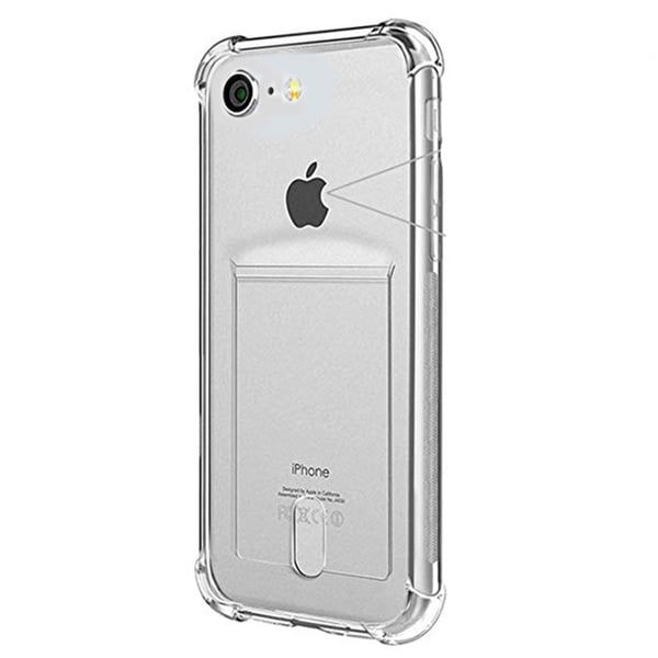 Genomtänkt Skyddsskal Korthållare - iPhone 8