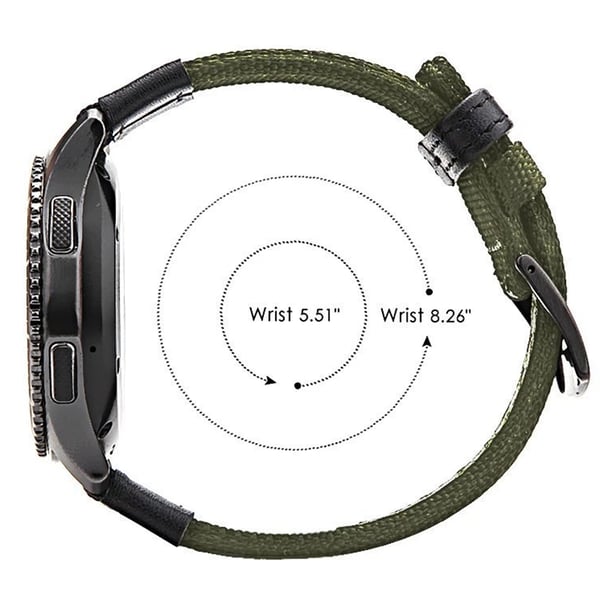 Stilsäkert Nylonarmband - Samsung Galaxy Watch S3 Frontier