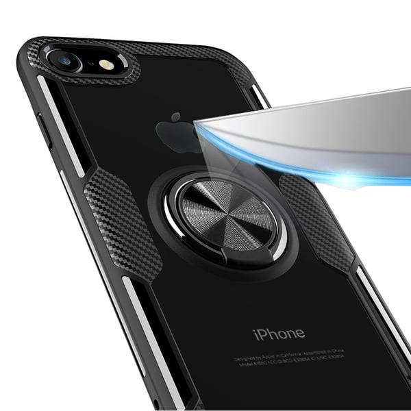 iPhone 6/6S - Praktiskt Skyddande Skal med Ringhållare