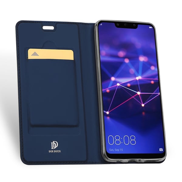 DUX DUCIS Stilrent Fodral med Kortfack - Huawei Mate 20 Lite