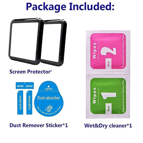 3D Full Cover Skärmskydd för Apple iWatch Serie 4/5
