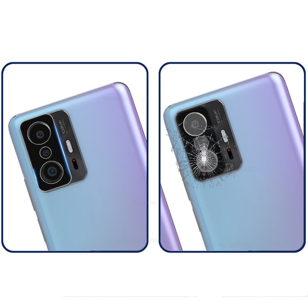 3-PACK Xiaomi 11T Pro Kameralinsskydd 2.5D HD-Clear