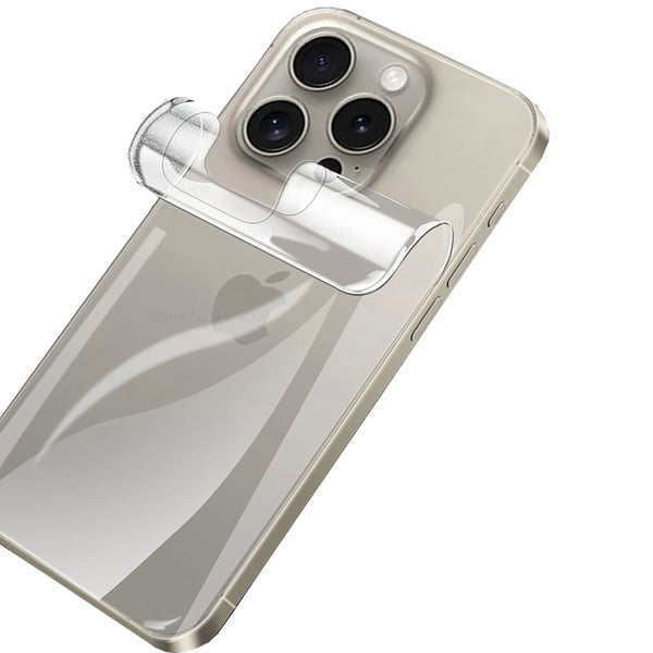 iPhone 15 pro Back Hydrogel Skärmskydd HD 0,2mm