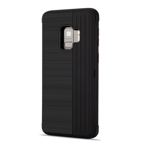 Klassiskt Skal med korthållare från LEMAN - Samsung Galaxy S9