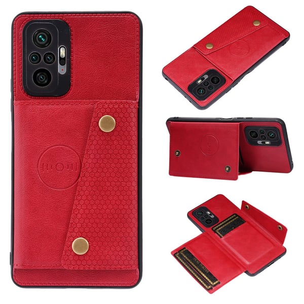 Praktiskt Skal med Korthållare - Xiaomi Redmi Note 10 Pro