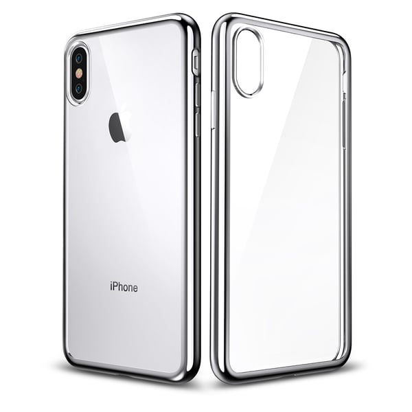 Electroplated Skal av mjuk Silikon till iPhone XS Max