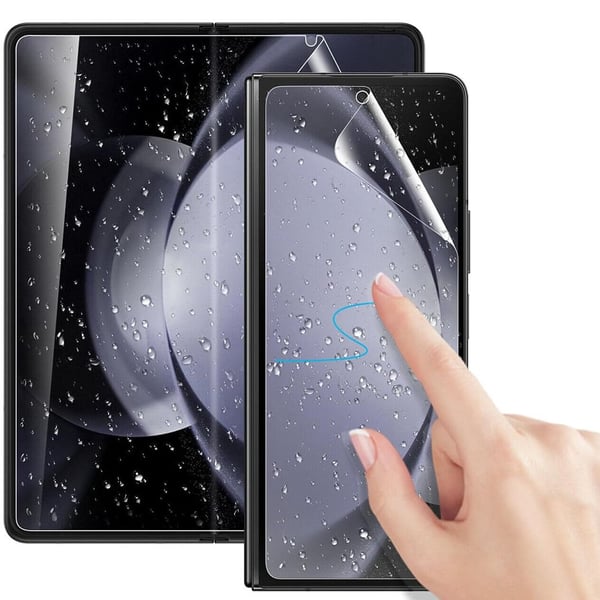 Samsung Galaxy Z Fold 7 Transparent Skärmskydd Fram & Bak 0,3mm