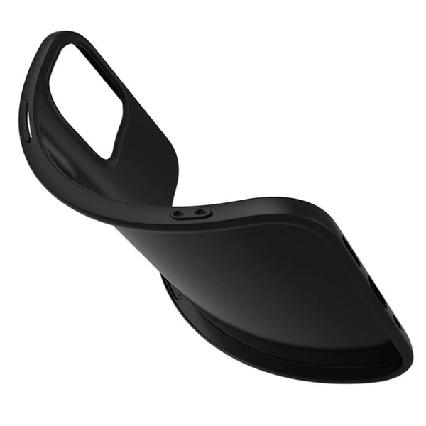 iPhone 15 PRO - Skyddsskal i Mattbehandlat Stötdämpande Silikon Svart
