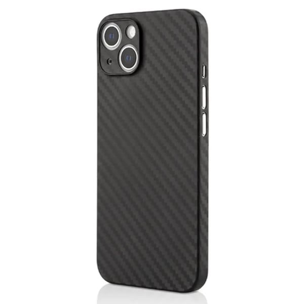 iPhone 15 - Slimmad profil och enkelhet i designen i Karbon