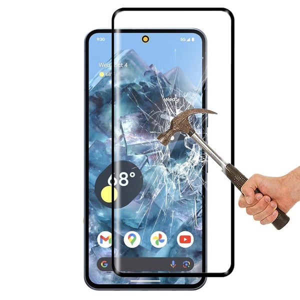 Google Pixel 9 Skärmskydd 2.5D Svart 0,3mm