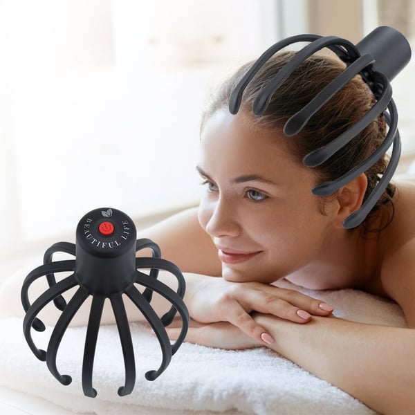 Effektfull Bekväm Hög Kvalitet Bläckfiskformade Huvudmassage