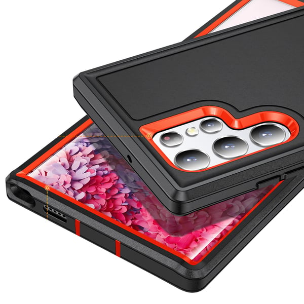 Galaxy S24 Ultra Armor Duty Kickstand Skal  Maximal Funktion och Skydd