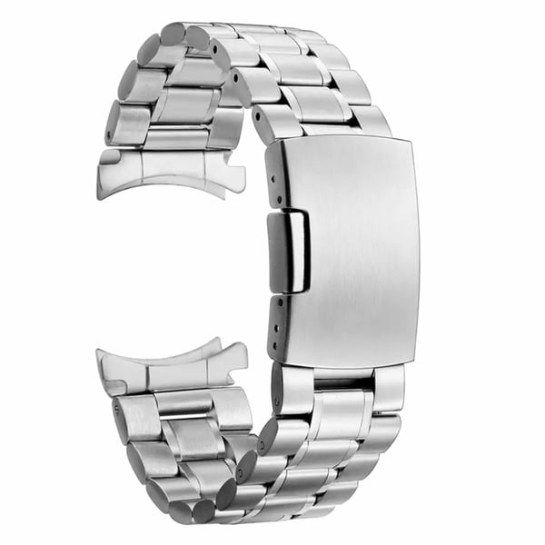 Stilsäker och Bekväm Stållänk till Galaxy Watch (Rostfritt Stål)