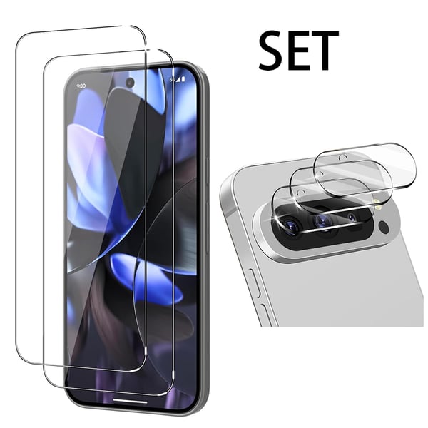 Google Pixel 9 Pro XL  Skärmskydd & Kameralinsskydd i Ultratunn Design