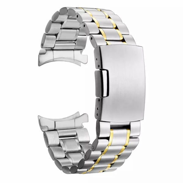 Stilsäker och Bekväm Stållänk till Galaxy Watch (Rostfritt Stål)