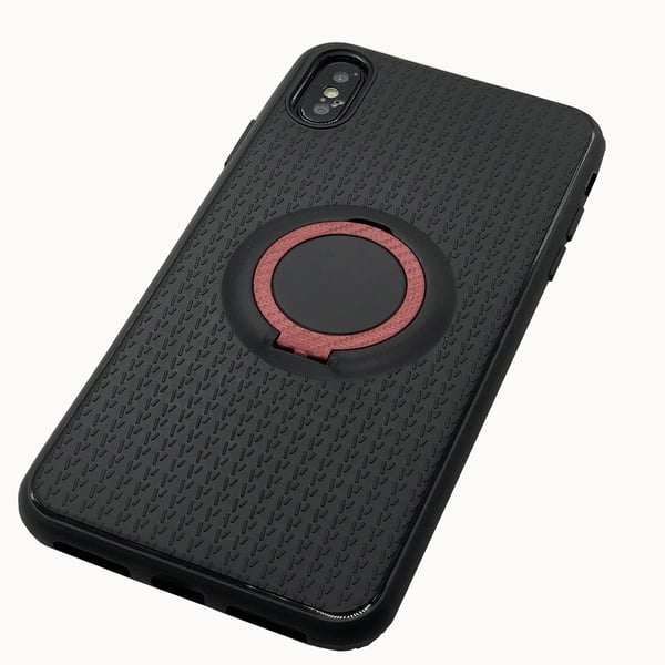 Smart Silikonskal med Ringhållare - iPhone XS Max
