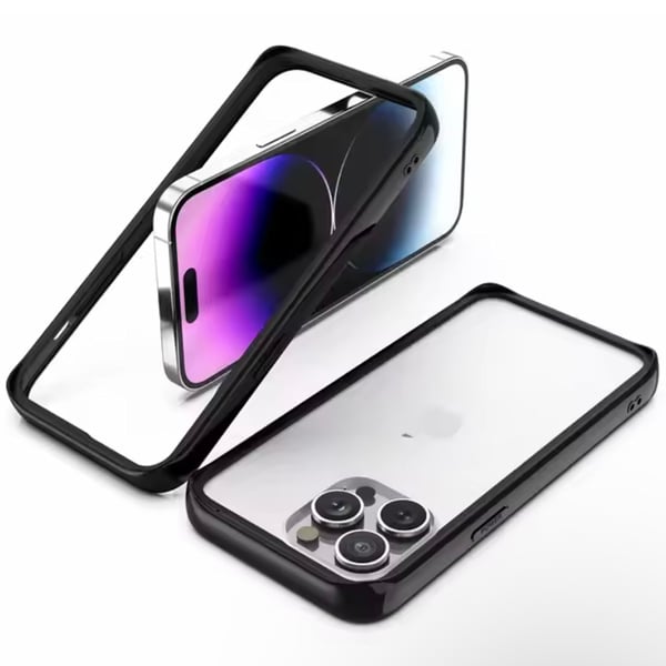 Lyxigt Matt Skal med Stötskydd för iPhone 15 Pro