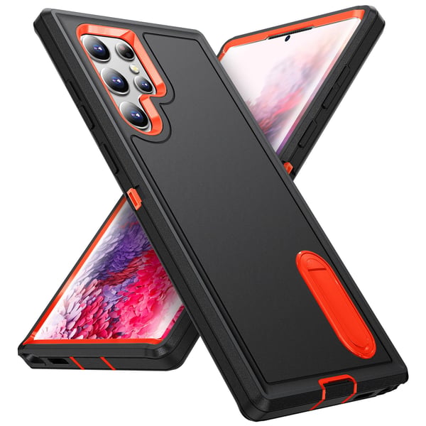Galaxy S24 Ultra Armor Duty Kickstand Skal  Maximal Funktion och Skydd