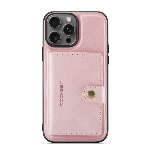 Exklusivt Skal för iPhone 16 Pro - Smidigt och Lyxigt Med Avtagbart Kortfack!