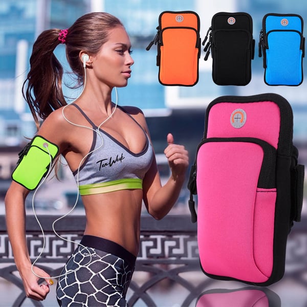 Armbandsväska | Sport | Fitness | Universal | Hörlursingång