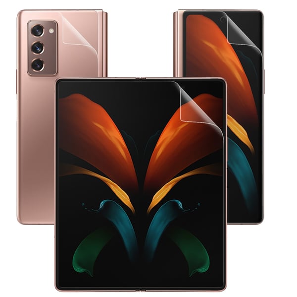 4-in-1 Galaxy Z Fold 2 Skärmskydd 2.5D Kameralinsskydd